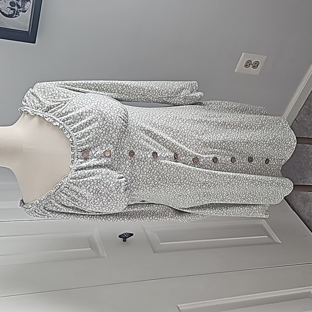 Long sleeve floral dress